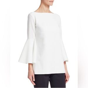 Chiara Boni La Petite Robe Natty Bell-Sleeve Top size 6
